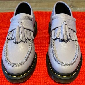 Dr. Martens Adrian Frosted Lavender Tassel Loafers